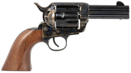 Traditions SAT73005 1873 Frontier 357 Mag 6rd 3.50" Blued Cylinder & Barrel Color Case Hardened Steel Frame Walnut Navy Size Grip                                                                       