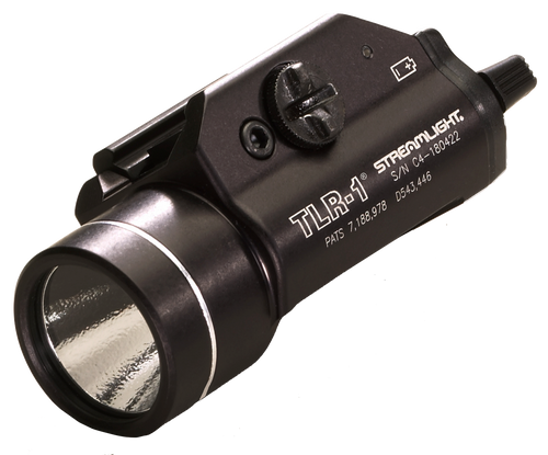 Streamlight 69110 TLR-1 Gun Light  Black Anodized 300 Lumens White C4 LED                                                                                                                               