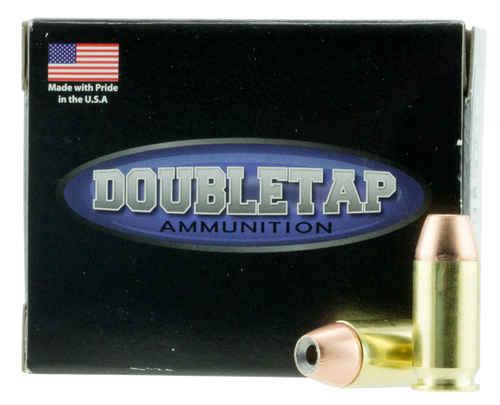 DoubleTap Ammunition 45A185CE Home Defense  45ACP 185gr Jacketed Hollow Point 20 Per Box/50 Case                                                                                                        
