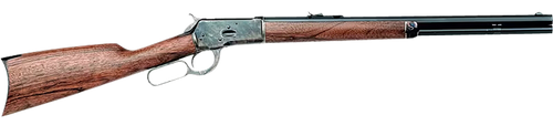 Cimarron AS611 1892 Cogburn Carbine 45 Colt (LC) 10+1 20" Blued Octagon Barrel, Color Case Hardened Receiver, Walnut Furniture                                                                          