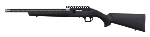 Magnum Research SSH22GT Magnum Lite SwitchBolt 22 LR 10+1 16.50" Black Carbon Fiber Threaded Barrel, Black w/Integral Scope Base Receiver, Black Fixed Hogue OverMolded Stock, Right Hand               