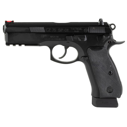CZ 75 SP-01 TAC 9MM 4.6" BLK 19RD FO CZ 75 SP-01 TAC 9MM 4.6" BLK 19RD FO