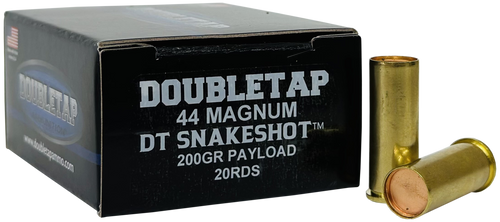 DoubleTap Ammunition 44MSS2 Snake Shot  44RemMag 200gr 20 Per Box/50 Case                                                                                                                                DoubleTap Ammunition 44MSS2 Snake Shot  44RemMag 200gr 20 Per Box/50 Case