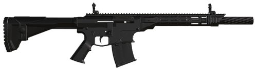 Derya Firearms DY1218US Namlu DY12 12 Gauge Semi-Auto 3" 5+1 18" Black Melotine Threaded Barrel, Black Anodized Aluminum Receiver w/Picatinny Rail, Black Adjustable Polymer Stock & Pistol Grip        