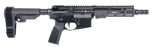 Geissele Automatics 08-518B Super Duty Mod 1 300 Blackout 8" Black Threaded Barrel, Black Aluminum Receiver w/Picatinny Rail, Synthetic SB Tactical SBA3 Brace, Black A17 Grip                          