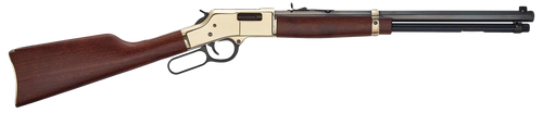 Henry H006M41 Big Boy Classic Full Size 41 Rem Mag 10+1 20" Blued Octagon Barrel, Polished Brass Receiver, American Walnut Stock Right Hand                                                             