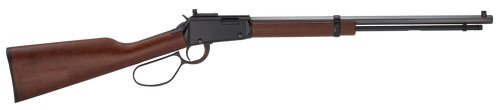 Henry H001TRP Small Game Rifle  22 LR Caliber with 16 LR/21 Short Capacity, 20" Barrel, Black Metal Finish & American Walnut Stock Right Hand (Full Size)                                               