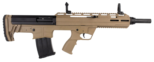 Tokarev USA 21000128 TBP  12 Gauge 3" 5+1 18.50", FDE, Cheek Riser Compatible Bull-Pup Stock, Flip-Up Sights, 3 Chokes                                                                                  