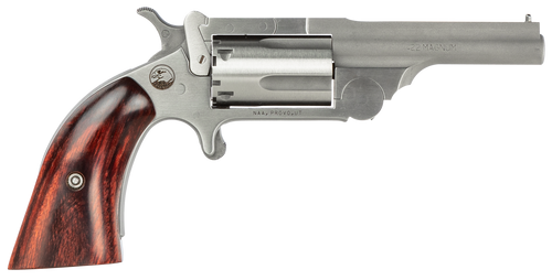 North American Arms 22MR250 Ranger II  22 WMR 5 Shot 2.50" Stainless Steel Barrel, Stainless Steel Frame, Stainless Cylinder, Wood Boot Grip, Exposed Hammer                                            