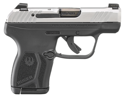 Ruger 13753 LCP Max Compact Frame 380 ACP 10+1 2.80" Black Stainless Steel Barrel, Serrated Stainless Steel Slide, Black Polymer Frame, Black Polymer Grip, Holster, Magazine & Magazine Loader         