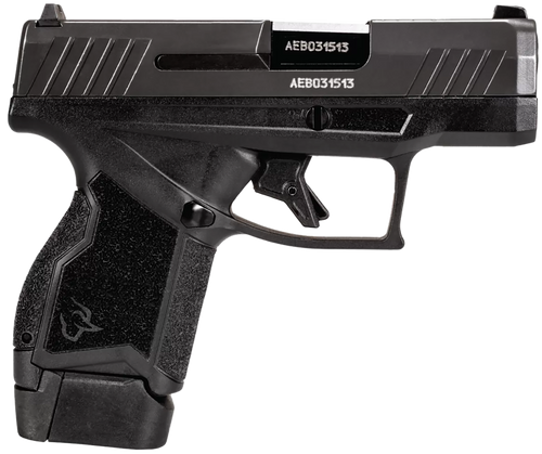 Taurus 1GX4M93GR GX4  Micro-Compact 9mm Luger 11+1/13+1 3.06" Black Steel Barrel/Gray Serrated Slide/ Gray Stainless Steel Frame/ Black Polymer w/Interchangeable Backstrap Grips Right Hand            