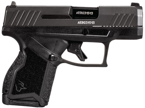 Taurus 1GX4M93GR10 GX4  Micro-Compact 9mm Luger 10+1 3.06" Black Steel Barrel/Gray Serrated Slide/ Gray Stainless Steel Frame/ Black Polymer w/Interchangeable Backstrap Grips Right Hand               