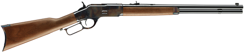 Winchester Guns 534202141 Model 1873 Short Rifle 45 Colt (LC) 10+1 Cap 20" Brushed Polished Blued Barrel Color Case Hardened Rec Satin Oiled Walnut Fixed Straight Grip Stock Right Hand (Full Size)    