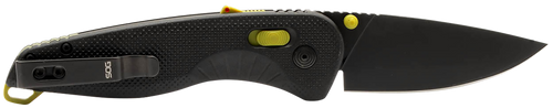 S.O.G SOG11411141 Aegis AT 3.13" Folding Drop Point Plain Black TiNi Cryo D2 Steel Blade, Black w/Moss Accents GRN Handle, Peg Box Pkg                                                                  