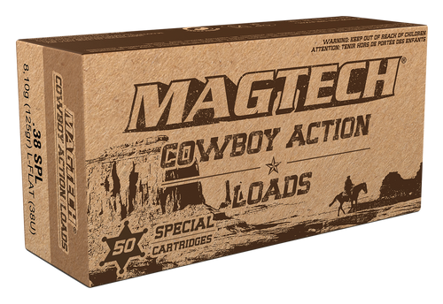 Magtech 38U Cowboy Action  38Special 125gr Lead Flat Nose 50 Per Box/20 Case                                                                                                                            