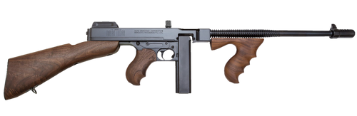 Thompson T1B14 1927A-1 Deluxe 45 ACP Caliber with 16.50" Barrel, 20+1 Capacity (Stick), Blued Metal Finish, Walnut Removable Fixed Stock & Wood Grip Right Hand                                         