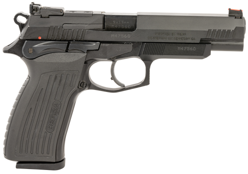 Bersa TPR9XT TPR XT Full Size Frame 9mm Luger 17+1, 4.96" Black Steel Barrel, Matte Black Serrated Steel Slide & Aluminum Frame, Ambidextrous                                                           