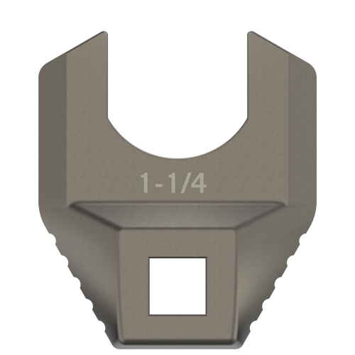 Real Avid AVMF114BNW Master -Fit Barrell Nut Wrench 1 1/4" Titanium Titanium/Stainless Steel AR-Platform Free-Float Handle                                                                              