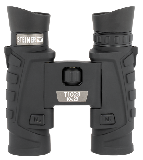 Steiner 2004 T1028 Tactical 10x28mm Roof Prism, Fast-Close Focus, Black Makrolon w/Rubber Armor                                                                                                         