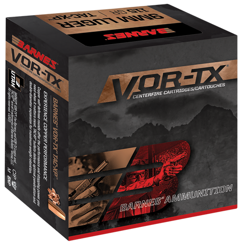 Barnes Bullets 31180 VOR-TX Handgun 10mmAuto 155gr Barnes 20 Per Box/10 Case                                                                                                                            