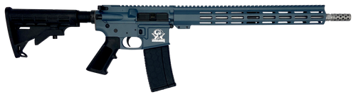 Great Lakes Firearms GL15223SSBLU AR-15  223 Wylde 30+1 16" Stainless Barrel, Blue Titanium Cerakote Receiver, Full Picatinny Rail,  Black Collapsible Stock, Polymer Grip                               Great Lakes Firearms GL15223SSBLU AR-15  223 Wylde 30+1 16" Stainless Barrel, Blue Titanium Cerakote Receiver, Full Picatinny Rail,  Black Collapsible Stock, Polymer Grip