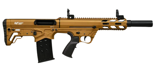 Gforce Arms GFY1BRNZ GFY-1 USA 12 Gauge Semi-Auto 3" 5+1 18.50" Black Threaded Barrel, Bronze Cerakote Aluminum Receiver w/Picatinny Rail, Bronze Bullpup Polymer Stock, Polymer Grip                   