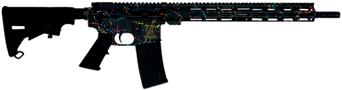 Great Lakes Firearms GL15223BLK GL15  223 Wylde 30+1 16" 4150 Nitride 15.25" M-LOK Handguard Mil-spec Polymer Grip                                                                                      