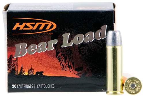 HSM 454C4N Bear Load  454 Casull 325 gr Wide Flat Nose 50 Per Box/ 10 Case                                                                                                                              