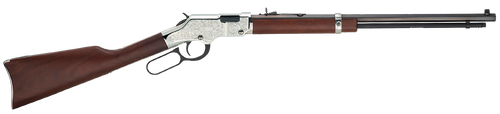 Henry H004SEM Silver Eagle  Full Size 22 WMR 12+1 20.50" Blued Octagon Barrel, Nickel-Plated Steel Receiver, American Walnut Stock Right Hand                                                           