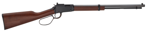 Henry H001TMRP Small Game Rifle  22 WMR Caliber with 12+1 Capacity, 20.50" Barrel, Black Metal Finish & American Walnut Stock Right Hand (Full Size)                                                    