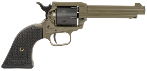 Heritage Mfg RR22T4 Rough Rider  22 LR 6 Shot 4.75" OD Green Cerakote Barrel, OD Green Cerakote w/Black Accents Frame, Black Cerakote Cylinder, Black Star Polymer Grips                                