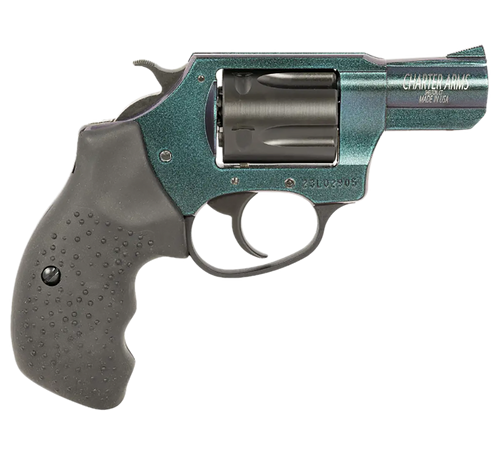 Charter Arms 25387 Undercover Chameleon 38 Special 5rd 2" Barrel, Overall Hi-Polished Iridescent Cerakote Finish, Standard Hammer, Finger Grooved Black Rubber Grip                                     