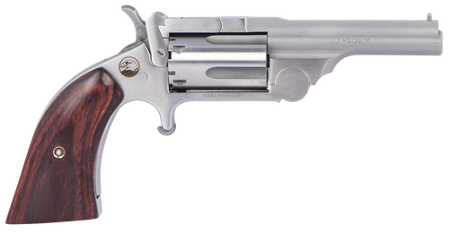 North American Arms 22MCR250 Ranger II  22 LR/22 WMR 5 Shot 2.50" Stainless Steel Barrel, Stainless Steel Frame, Stainless Cylinder, Rosewood Boot Grip, Exposed Hammer                                 
