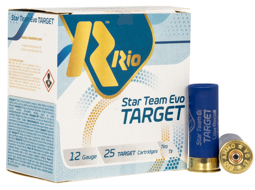 Rio Ammunition STT32LR8 Team Target  12Gauge 2.75" 1 1/8oz 8Shot 25 Per Box/10 Case                                                                                                                     