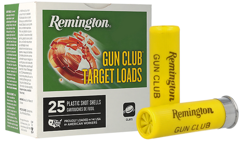 Remington Ammunition 20239 Gun Club  20Gauge 2.75" 7/8oz 7.5Shot 25 Per Box/10 Case                                                                                                                     