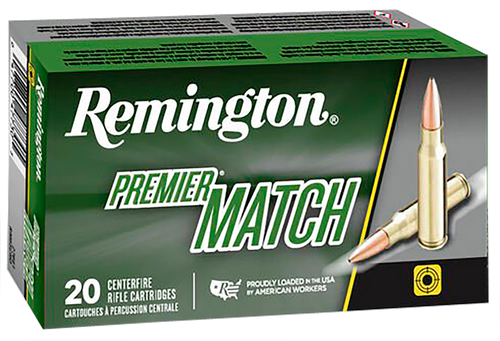 Remington Ammunition 21486 Premier Match 308Win 175gr Sierra MatchKing BTHP 20 Per Box/10 Case                                                                                                          