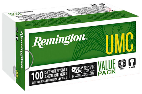 Remington Ammunition 23771 UMC Value Pack 38Special+P 125gr Jacket Hollow Point 100 Per Box/6 Case                                                                                                      