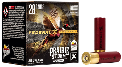 Federal PFX285FS6 Premium Prairie Storm FS 28Gauge 3" 7/8oz 6Shot 25 Per Box/10 Case                                                                                                                    