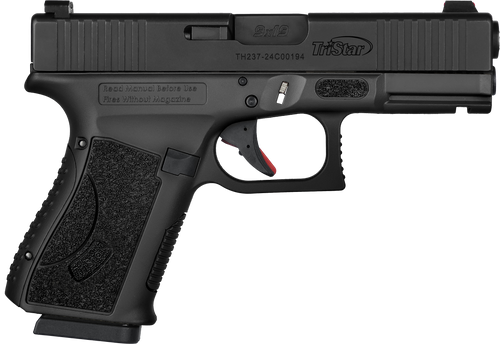 TriStar 85760 Apoc  9mm Luger 15+1 4.02" Black Steel Barrel, Black Cerakote Serrated Steel Slide & Polymer Frame w/Accessory Rail, Textured Grip                                                         TriStar 85760 Apoc  9mm Luger 15+1 4.02" Black Steel Barrel, Black Cerakote Serrated Steel Slide & Polymer Frame w/Accessory Rail, Textured Grip