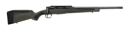 Savage Arms 57654 Impulse Hog Hunter 6.5 Creedmoor 4+1 Matte Black 20" Threaded Barrel/Rec, Matte OD Green Fixed AccuStock with AccuFit, Includes Detachable Box Mag                                    