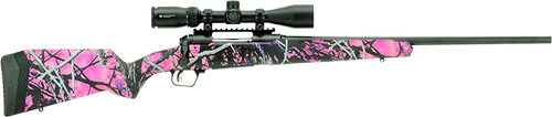 Savage Arms 57339 110 Apex Hunter XP 308 Win 4+1 20", Matte Black Metal, Muddy Girl Synthetic Stock, Vortex Crossfire II 3-9x40mm Scope                                                                  Savage Arms 57339 110 Apex Hunter XP 308 Win 4+1 20", Matte Black Metal, Muddy Girl Synthetic Stock, Vortex Crossfire II 3-9x40mm Scope