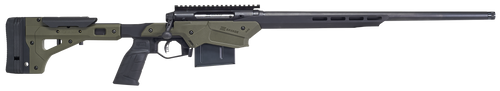 Savage Arms 57552 Axis II Precision 6.5 Creedmoor 10+1 22", Matte Black Barrel/Rec, OD Green Adjustable MDT Aluminum Chassis, Polymer Grip                                                              