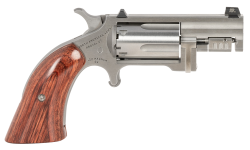 North American Arms SNTBGT Sentinel  22 WMR 5 Shot 1.42" Matte Stainless Steel Barrel, Stainless Cylinder, Matte Stainless Steel Frame, Exposed Hammer                                                  