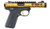 Ruger 43926 Mark IV 22/45 Lite 22 LR SAO 4.40" 10+1 Black Polymer Grip Gold Anodized Aluminum Ported Slide