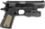 Recover Tactical CC3P0102 Frame Grip  Black Polymer Frame with Interchangeable Black & Tan Panels for Standard Frame 1911                                                                               