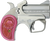 Bond Arms BAMB Mama Bear  357 Mag/38 Special 2rd 2.50" Stainless Steel Double Barrel & Frame, Auto Extractors & Rebounding Hammer, Blade Front/Fixed Rear Sights, Pink Wood Grip, Manual Safety         