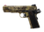T R Imports 191145CM2 1911 45 ACP 7+1 KT Slide Camo, Walnut Grip                                                                                                                                        