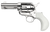 Taylors & Company 200072 1873 Cattleman 45 Colt (LC) Caliber with 3.50" Barrel, 6rd Capacity Cylinder, Overall Nickel-Plated Finish Steel  & Ivory Birdshead Synthetic Grip                             