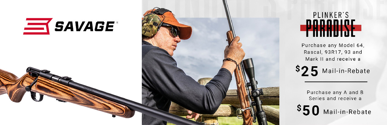 Savage Plinkers Rebate
