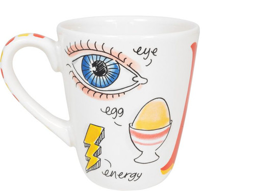 Custom: Beker Love Letter E 0,35L